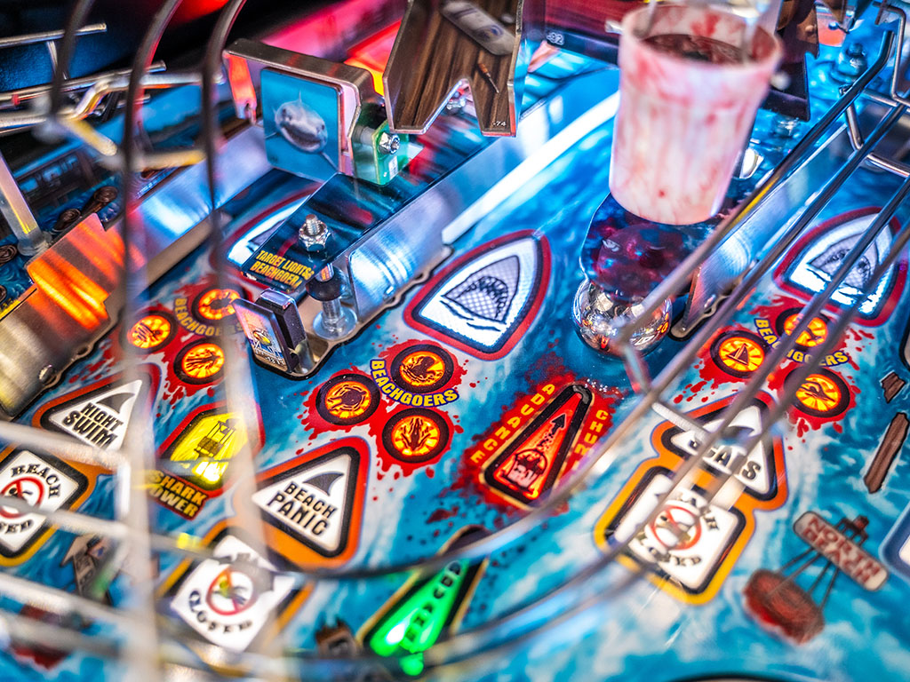 Jaws Pinball Machine Premium Edition by STERN Pinball For Sale UK.